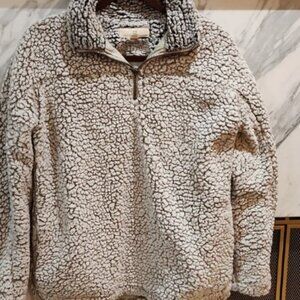 Thread & Supply Black and White Sherpa Pullover